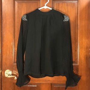Japna Sheer Sleeved Top